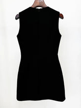 2025 New Spring Women Sleeveless Sexy O-Neck Beading Straight Mini Dress Girls' Birthday Party Celebrate Dress Wholesale